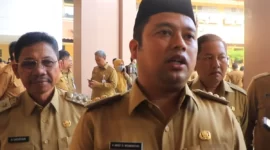 Walikota Tangerang, Arief R Wismansyah usai pimpin apel di Puspemkot Tangerang.