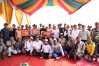 Pj Gubernur Banten Al Muktabar memberikan bantuan sumur, Power Threaser dan Pompa Air kepada kelompok tani di beberapa wilayah di Provinsi Banten.