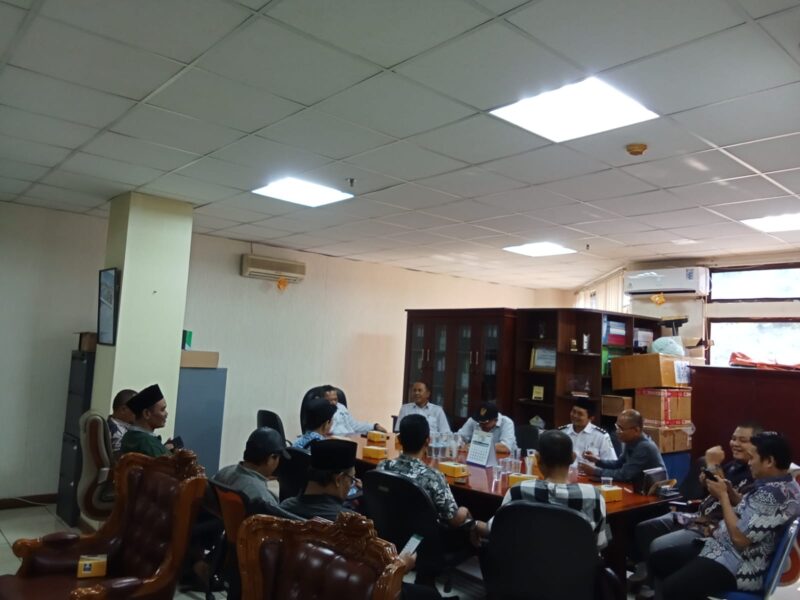 ASPIRASI: Perwakilan pedagang Pasar Anyar beraudiensi dengan pemerintah Kota Tangerang membahas relokasi pedagang.