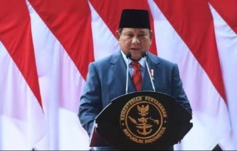 Bacapres Koalisi Indonsia Maju Prabowo Subianto.