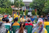 Disbudpar Kota Tangerang meresmikan Taman Lingkungan di Kelurahan Poris Plawad Utara, Kota Tangerang. (25/9)