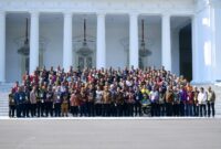 Acara pembukaan Kongres di Istana Negara yang dihadiri oleh perwakilan PWI dari seluruh provinsi. (25/09)