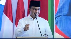 Anies Baswedan saat deklrasi Capres Cawapres, (Foto:Nasdem TV)