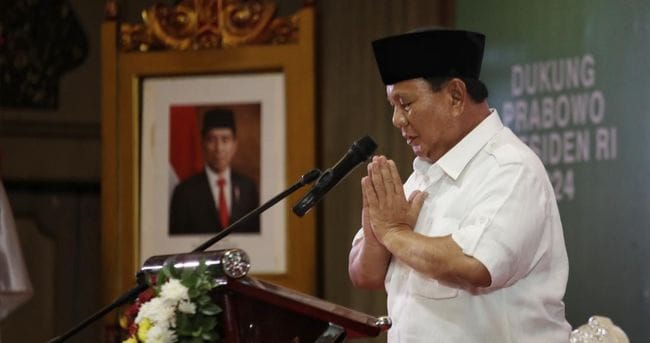 Prabowo Subianto, Bakal Capres Koalisi Indonesia Maju.