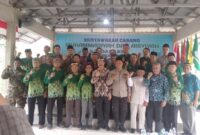 Foto bersama seusai Musycab Muhammadiyah Tigaraksa, Kabupaten Tangerang, Minggu (15/10/2023).