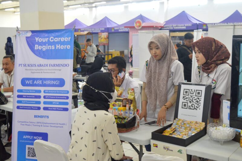 BURSA KERJA: Job Fair kembali digelar Disnaker Kabupaten Tangerang.