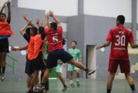 TARGET JUARA: Pengurus cabor Handball menargetkan meraih medali emas dalam PON XXI tahun depan.