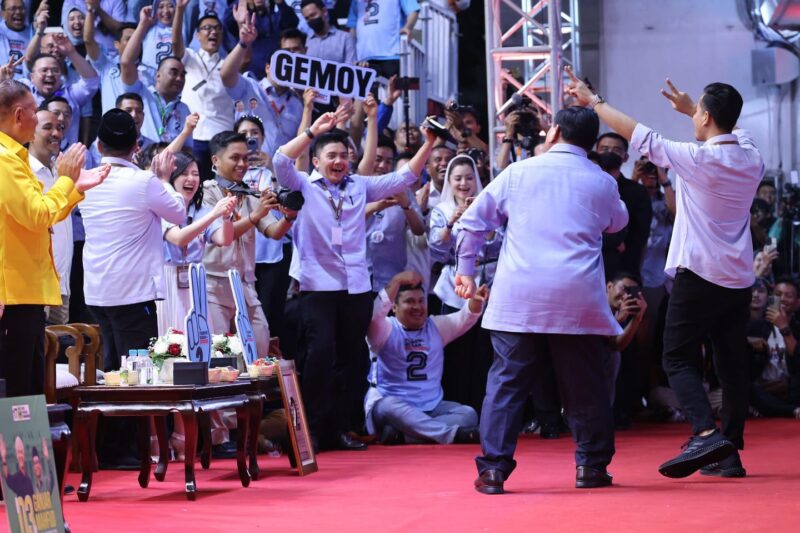 ANGKA KEMENANGAN: Nomor urut dua diyakini jadi nomor kemenangan bagi pasangan Prabowo Gibran.