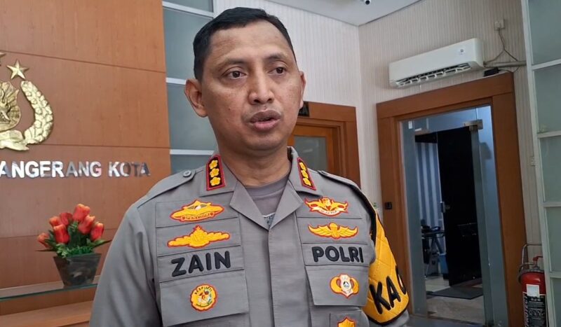 Kapolres Metro Tangerang Kota, Kombes Pol Zain Dwi Nugroho.