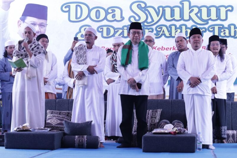PESAN DAMAI: Jaringan Santri Indonesia Bengkulu menggelar Doa dan Dzikir akhir tahun. Dalam kegiatan tersebut, pesan damai disampaikan ke seluruh tanah air.