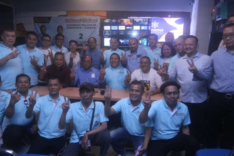 
DUKUNG PRABOWO GIBRAN: Korps Gibran mendeklarasikan dukungan ke pasangan Prabowo Gibran di Pilpres 2024.
