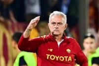 Pelatih AS Roma, Jose Mourinho.