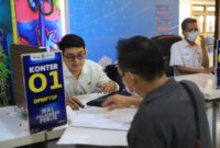 PELAYANAN: Layanan yang diberikan Mal Pelayanan Publik Kota Tangerang juga mengakomodir program Badan Narkotika Nasional.