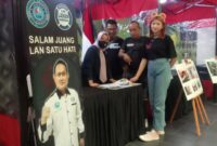 SOSIALISASI BAHAYA NARKOBA: Stand LAN Kota Tangerang hadir dalam pesta rakyat di Bale Kota Tangerang.