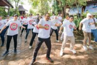 SILATURAHMI DAN KONSOLIDASI RELAWAN: Gerakan Sekali Putaran menggelar silaturahmi relawan se Jabodetabek, Sabtu (20/1/2024).