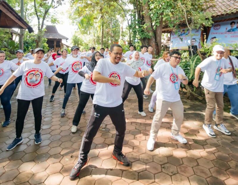 SILATURAHMI DAN KONSOLIDASI RELAWAN: Gerakan Sekali Putaran menggelar silaturahmi relawan se Jabodetabek, Sabtu (20/1/2024).