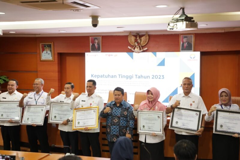 PRESTASI: Enam OPD di Pemkab Tangerang mendapat predikat terbaik dalam pelayanan publik yang diberikan Ombudsman.

