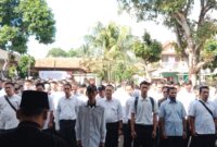 DISOROT: Pelantikan KPPS serentak di Kabupaten Tangerang menyisakan persoalan lantaran belum diberikannya honor transportasi dan snack.