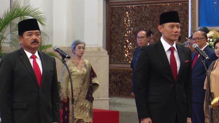 Ahy saat dilantik presiden RI (ist)