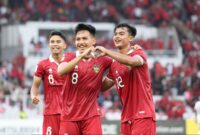 RAYAKAN GOL: Timnas Indonesia berpotensi naik ke peringkat 138 dunia jika menang atas Timnas Vietnam pada 21 Maret 2024. (Foto: PSSI)