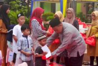 SANTUNAN: Kelurahan PPU menggelar berbuka puasa bersama dan santunan yatim serta dhuafa.