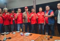 Para Ketua Pimpinan Anak Cabang PAC se-Kota Tangerang, berkumpul di RM Kawali Babakan, Kota Tangerang.